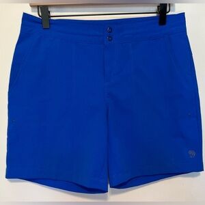 Mountain Hardwear Blue Outdoor Hiking Shorts Women Size S